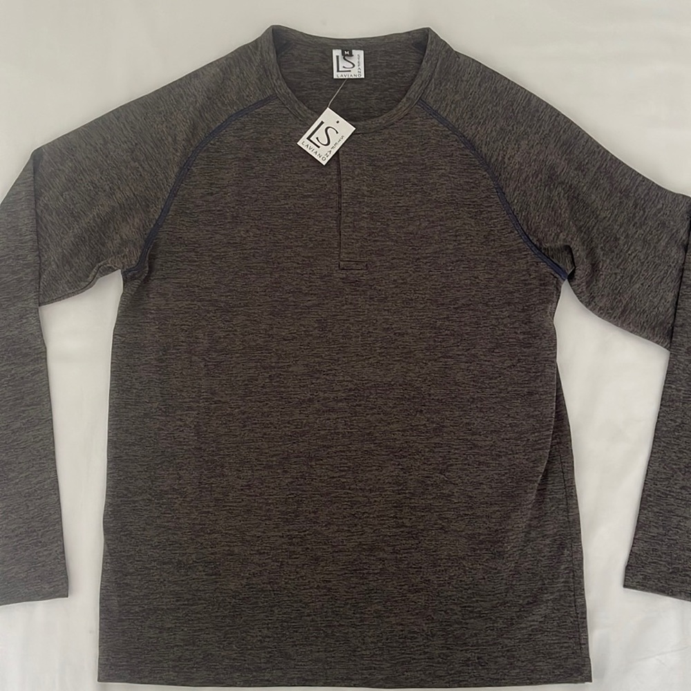 💫 New sports shirt, dark grey, size M, laviano stefano brand.